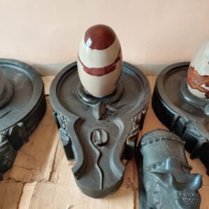 Narmada Shiva Lingam With yoni Base For Temple