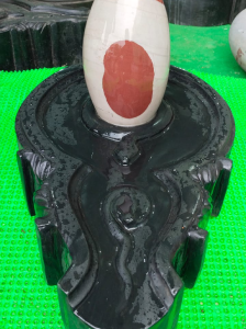 Original Temple Narmadeshwar Shivling With Stand